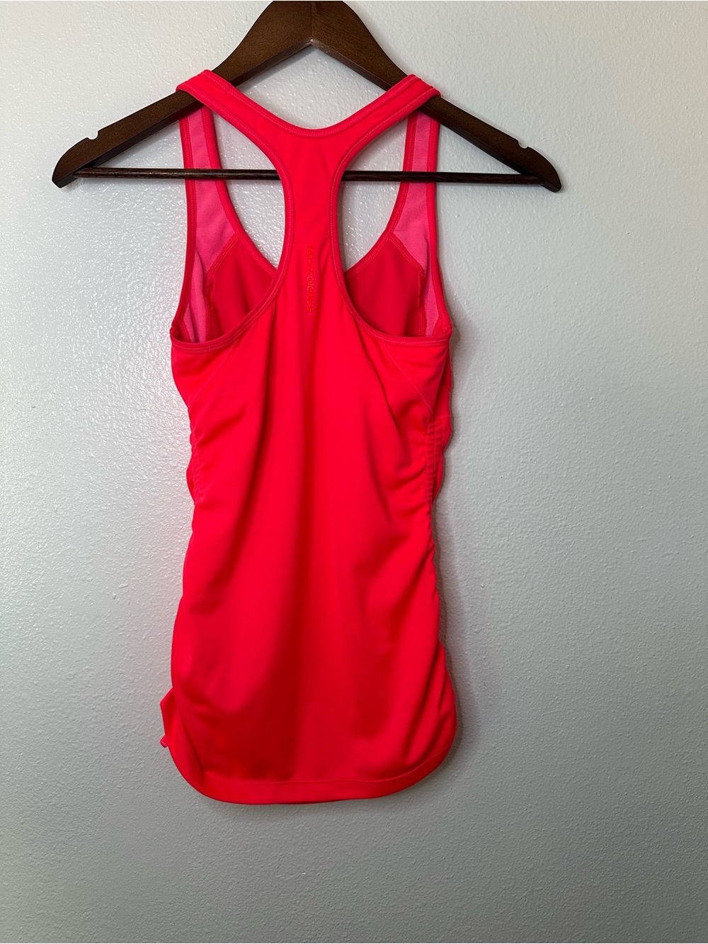 New Balance Neon Pink Racerback Tank Top - Picture 3 of 11